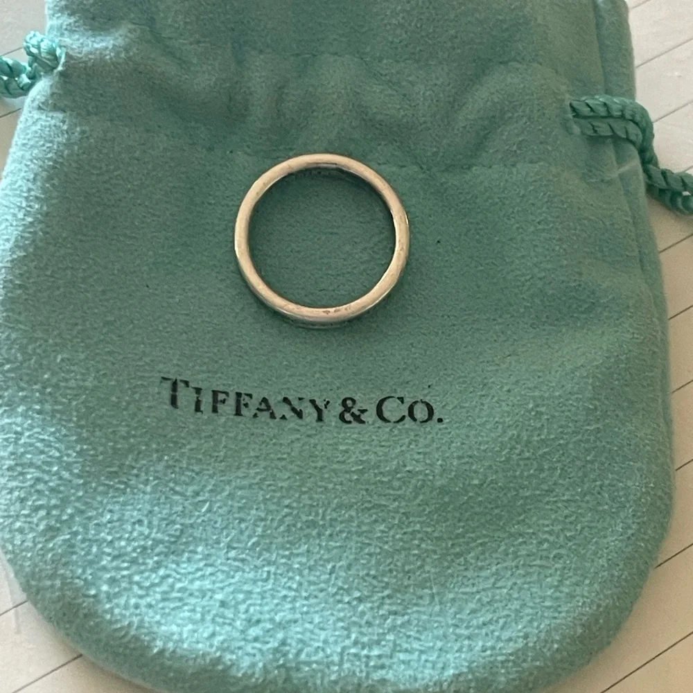 Tiffany & Co. 1837 Ring Sterling Silver 925 Size 4.75 - Picture 10 of 11